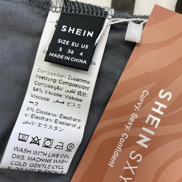 NWT • One Shoulder Cut Out Chain Top - Picture 11 of 13